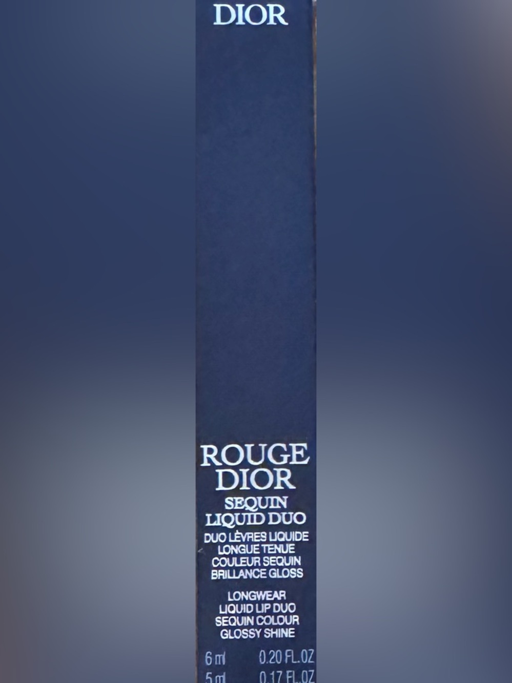 Dior Rouge Liquid Duo Lip Gloss Shade 100 Spectacular Nude